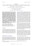 Proton transfer pathways and mechanism in bacterial reaction centers Minireview