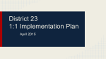 D23 1:1 Implementation Plan - Prospect Heights School District 23