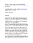 Components of a Proposed Technology Transfer Index: Background Note
