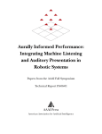 Aurally Informed Performance: Integrating Machine Listening and Auditory Presentation in Robotic Systems