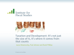 Taxation and Development: It’s not just that counts