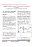 Model Predictive Control: History and Development Ruchika, Neha Raghu