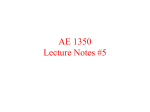 AE 2350 Lecture Notes #5