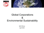 Global Corporations & Environmental Sustainability
