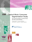Classical Music Consumer Segmentation Study