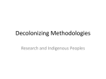 Decolonizing Methodologies-additional notes on Smith