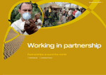 Working in partnership Partnerships around the world 20