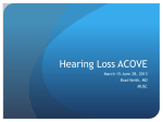Hearing Loss ACOVE