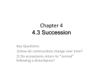 Chapter 4 4.3 Succession