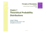 Theoretical Probability Theoretical Probability Distributions