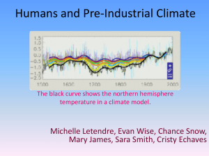 Humans and Preindustrial Climate