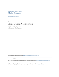 Scenic Design: A compilation - Scholar Commons