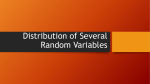 9_Distribution of Several Random Variables
