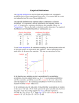 Discrete distributions: empirical, Bernoulli, binomial, Poisson