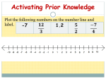 Linear Inequalities in One Variable