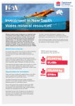Investment in New South Wales mineral resources