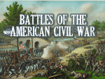 Union and Confederate forces fought many battles in the