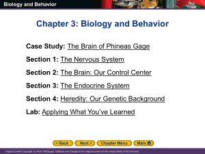 Biology and Behavior