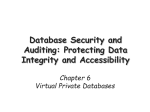 Virtual Private Databases