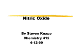 Nitric Oxide - chem.uwec.edu