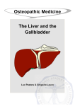 Osteopathic Medicine The Liver and the Gallbladder