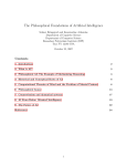 The Philosophical Foundations of Artificial Intelligence