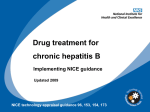 Drug treatment for chronic hepatitis B: slide set