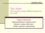 Dec. 5 - The atom