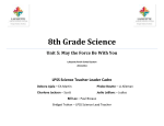 8th Grade Science - Lafayette Parish School System