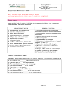 BIOL 218 52999 F 2014 MTX 1 Practice Q