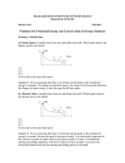 Problem Set 6 Potential Energy and Conservation