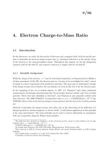 4. Electron Charge-to