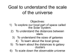 scale of the universe