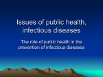 Issues of public health, infectious diseases and bioterrorism
