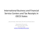 International Business and Financial Service Centers and Tax