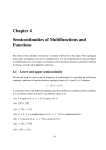 Chapter 4 Semicontinuities of Multifunctions and Functions