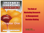 Marketing Research Essentials 5th ed