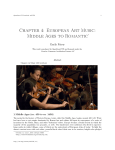 Chapter 4: European Art Music: Middle Ages to