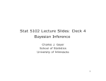 Stat 5102 Lecture Slides: Deck 4 Bayesian