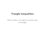 Triangle Inequalities