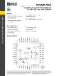 HMC838LP6CE Datasheet