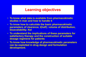 Absorption, distribution, metabolism and excretion