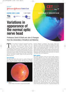 Variations in appearance of the normal optic nerve head
