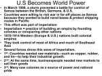 U.S. becomes world power revised