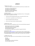 Work sheet for assignment 10
