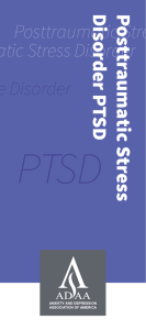 Posttraumatic Stress Disorder - Anxiety and Depression Association