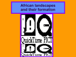 African landscapes and their formation