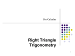 Right Triangle Trig PPT