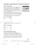 CHAPTER 12 Calculator Notes for the TI-Nspire and TI