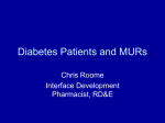 Diabetes Patients and MURs
